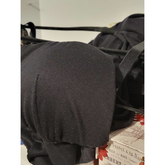 New Directions Black Maxi Dress with built-in lined bra. Petite Large. - Picture 11 of 11